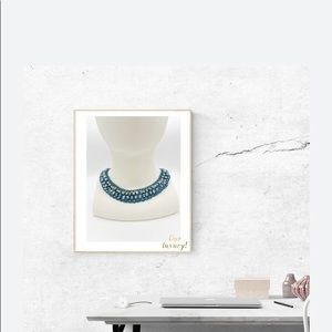 Macramé cristal necklace.